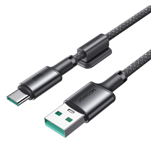 Кабел за данни и зареждане USB-A - USB-C Joyroom S-A50, 60W, 1.2m, Сив