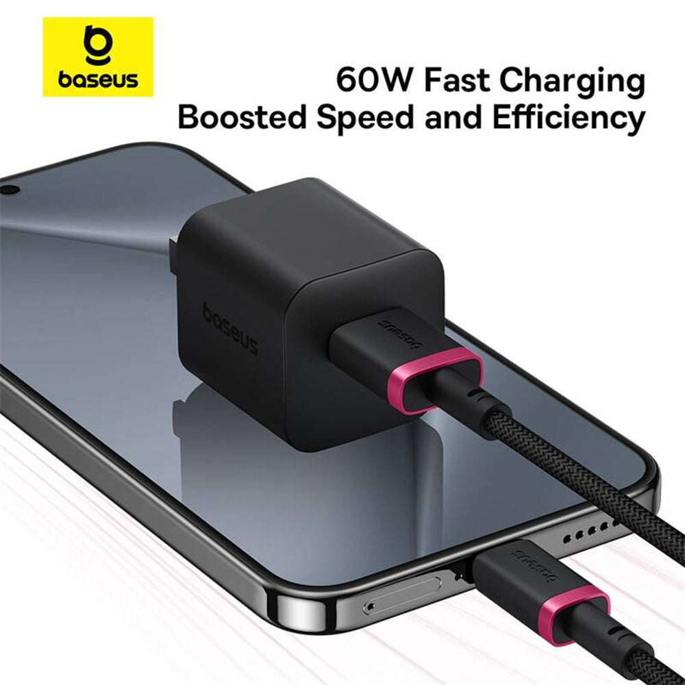 Кабел за данни и зареждане USB-A - USB-C Baseus Dura Series, 60W, 2m, Червен P10377802U01-03