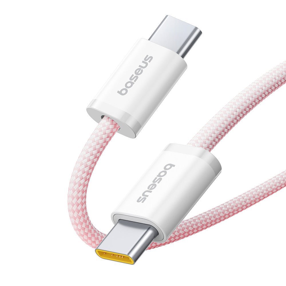 Кабел за данни и зареждане USB-C - USB-C Baseus Dynamic 4 Series, 100W, 1m, Розов P10381400411-00