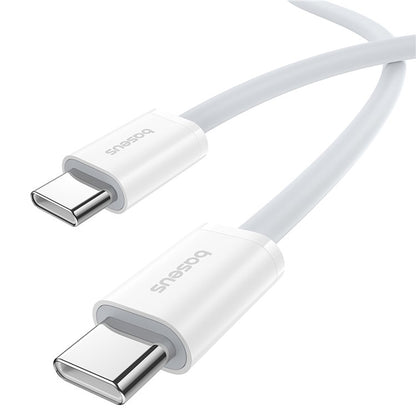 Кабел за данни и зареждане USB-C - USB-C Baseus Superior Series 2, 30W, 2m, Бял P10365200211-01