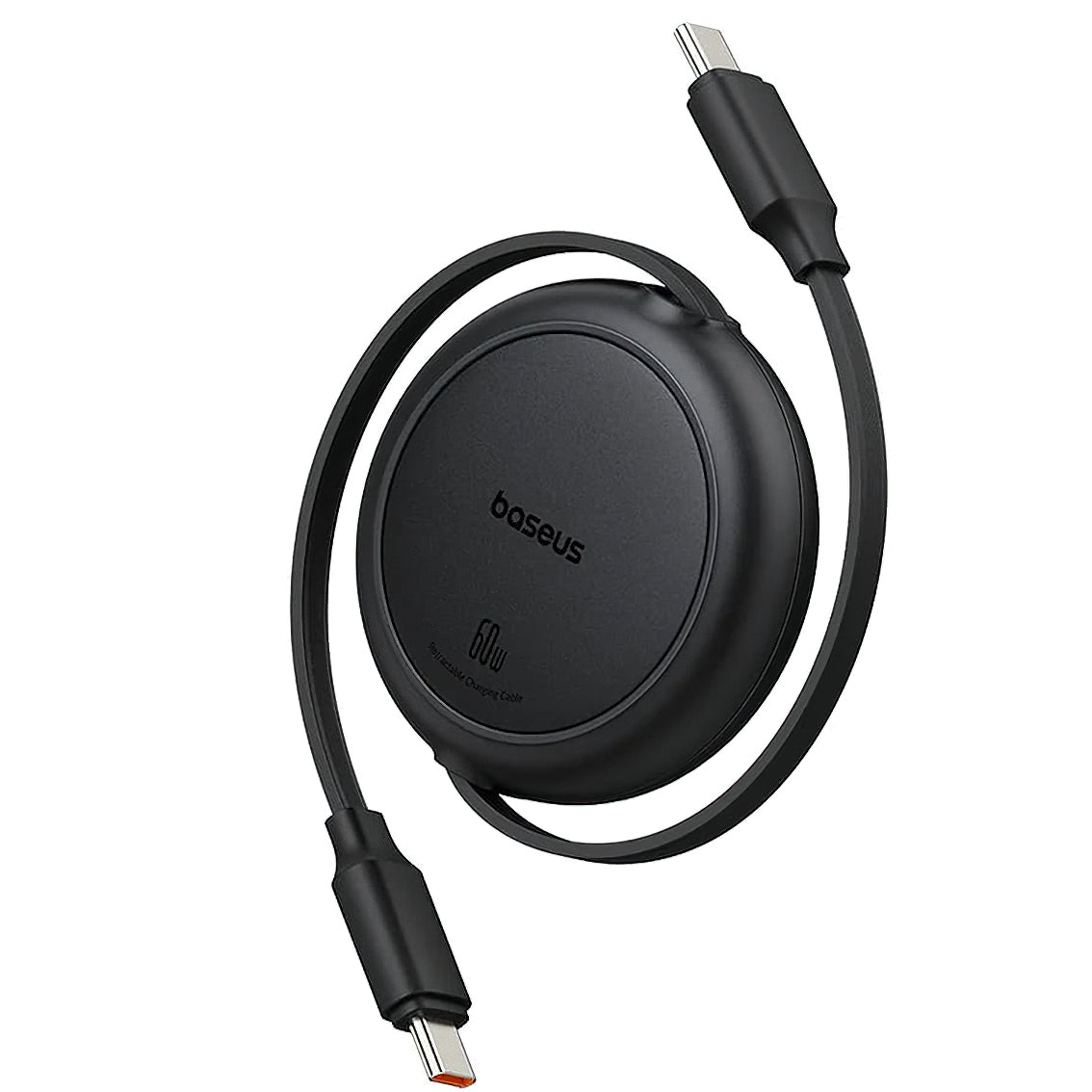 Кабел за данни и зареждане USB-C - USB-C Baseus Free2Pull Mini Retractable, 60W, 1m, Черен P10364500111-01
