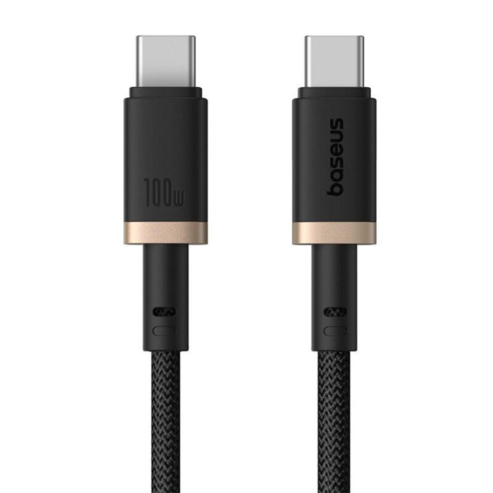 Кабел за данни и зареждане USB-C - USB-C Baseus Dura Series, 100W, 2m, Златист P10377803U01-03
