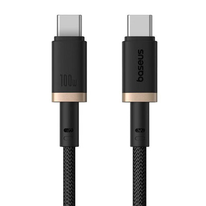Кабел за данни и зареждане USB-C - USB-C Baseus Dura Series, 100W, 2m, Златист P10377803U01-03