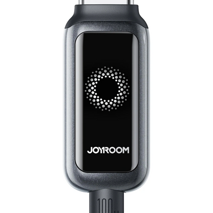 Кабел за данни и зареждане USB-C - Lightning Joyroom S-A55 StarFlight Display, 30W, 1.2m, Черен