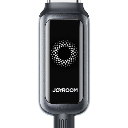 Кабел за данни и зареждане USB-C - USB-C Joyroom S-A55 StarFlight Display, 100W, 1.2m, Черен
