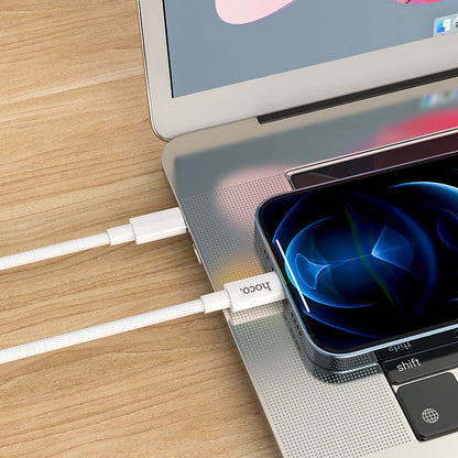 USB-C to Lightning Data and Charging Cable HOCO X56, 20W, 1m, White