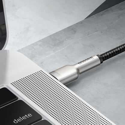 Кабел за данни и зареждане USB-C - USB-C Baseus Cafule, 100W, 2m, Черен CATJK-D01