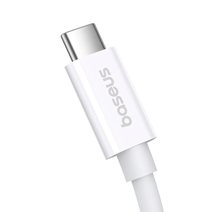 USB-C кабел за данни и зареждане - USB-C Baseus Superior Series 2, 240W, 1m, бял P10365200211-02