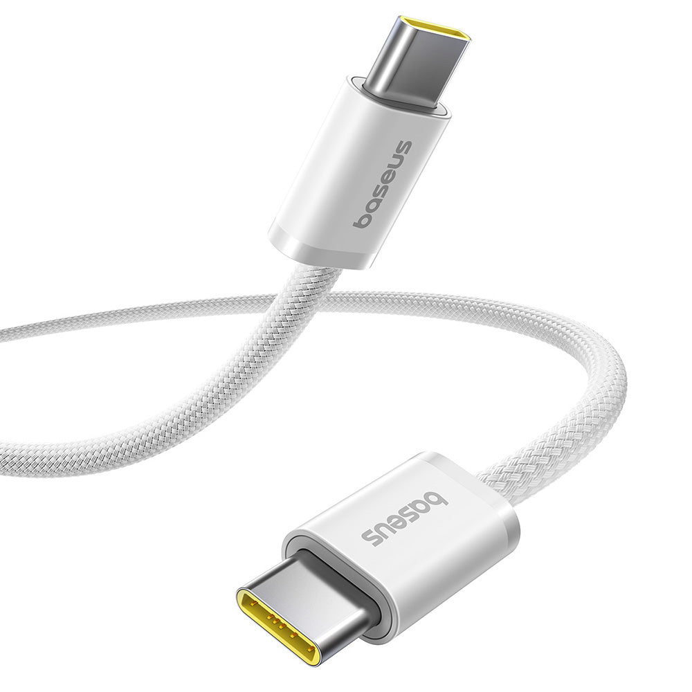 Кабел за данни и зареждане USB-C - USB-C Baseus Dynamic 4 Series, 100W, 1m, Бял P10381400211-00