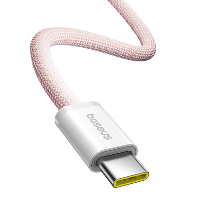 Кабел за данни и зареждане USB-C - USB-C Baseus Dynamic 4 Series, 100W, 1m, Розов P10381400411-00