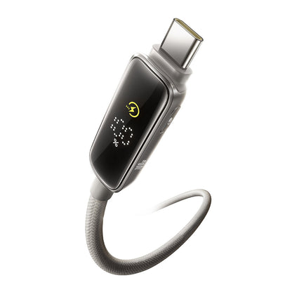 USB-C Data and Charging Cable - USB-C Baseus Vipow Display, 100W, 2m, Gray P10381802851-01