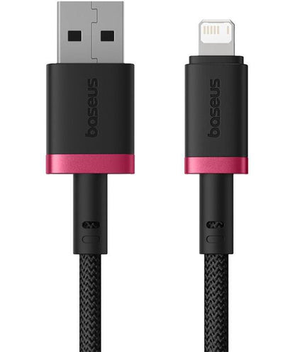 Кабел за данни и зареждане USB-A - Lightning Baseus Dura Series, 18W, 2m, Червен P10377801U01-03