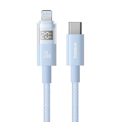 Кабел за данни и зареждане USB-C - USB-C Baseus Display 2, 100W, 1m, Син P10382702311-00
