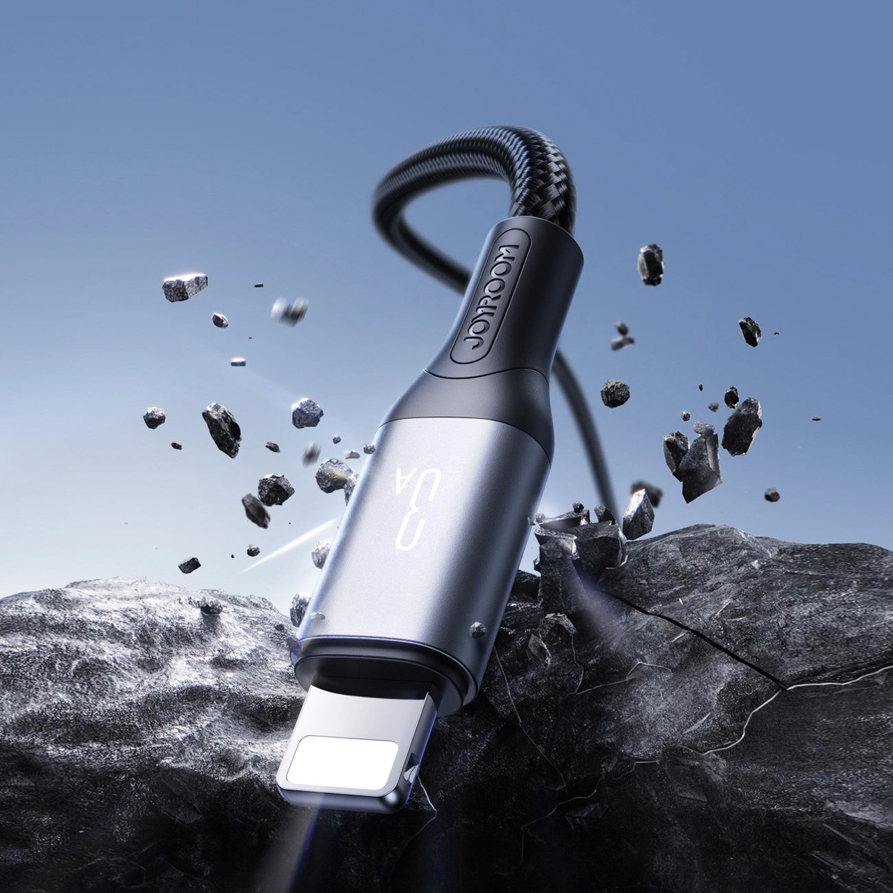 Кабел за данни и зареждане USB-A - Lightning Joyroom S-A28 Flash, 18W, 2m, Черен