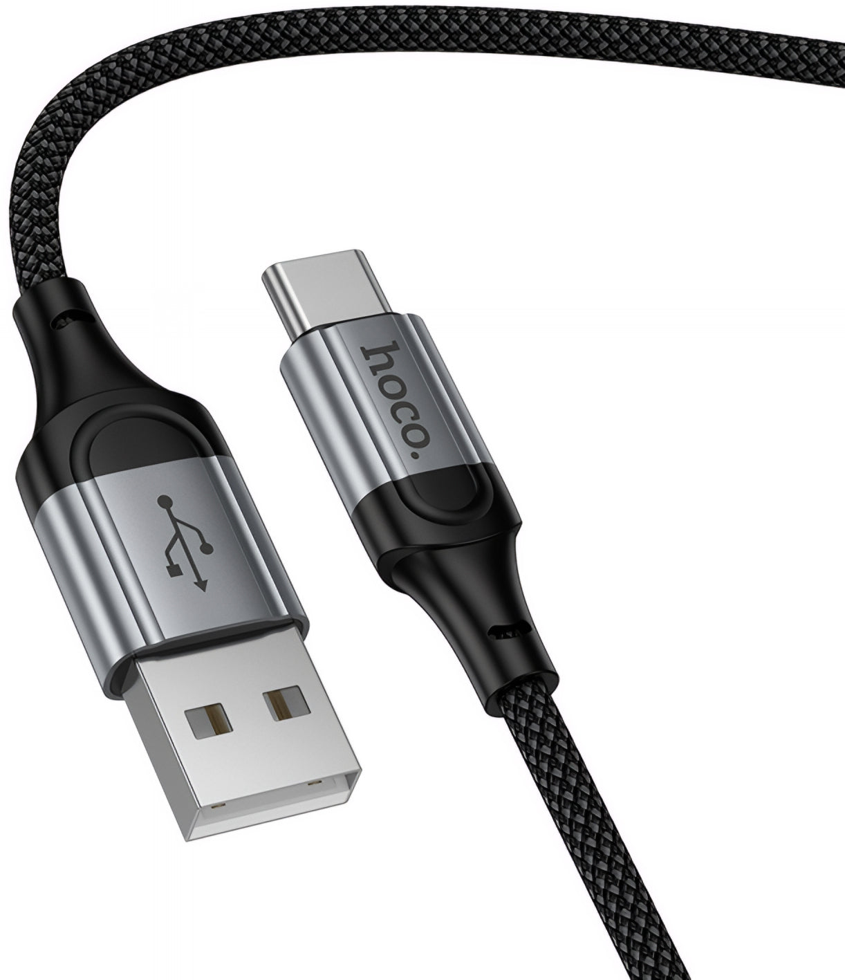 Кабел за данни и зареждане USB-A - USB-C HOCO X121, 18W, 1.5m, Черен