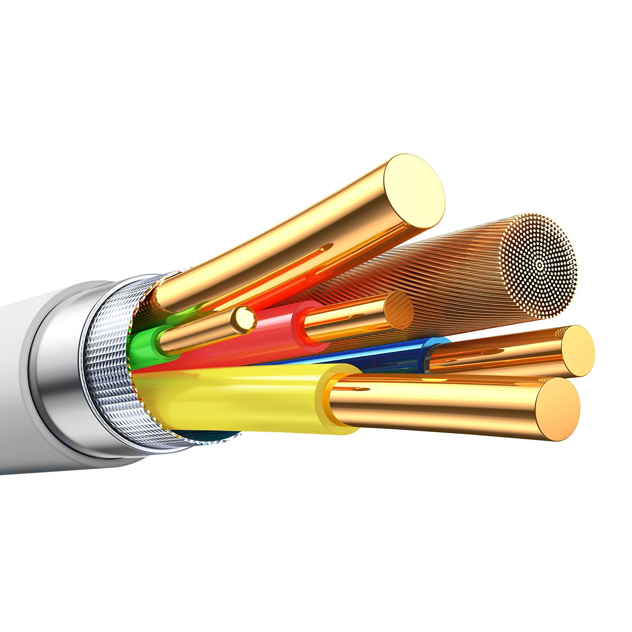 Кабел за данни и зареждане USB-C - USB-C Joyroom S-A59 Vibrant, 60W, 1.2m, Бял