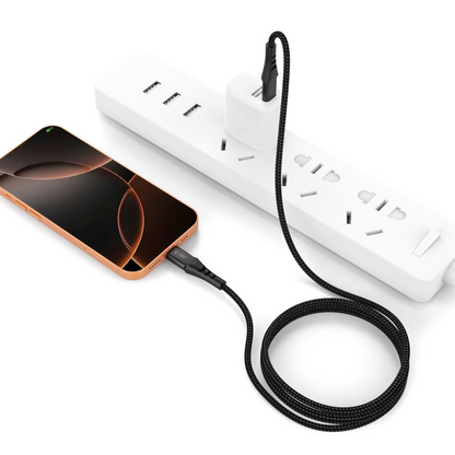 Кабел за данни и зареждане USB-C - USB-C Tech-Protect UB11T Ultraboost, 100W, 1м, Черен