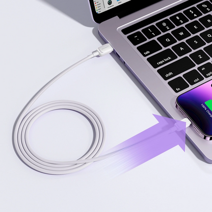Кабел за данни и зареждане USB-A - Lightning Joyroom S-A14, 18W, 1.2м, бял