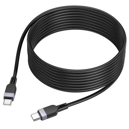 Кабел за данни и зареждане USB-C - USB-C HOCO X109, 60W, 2м, Черен