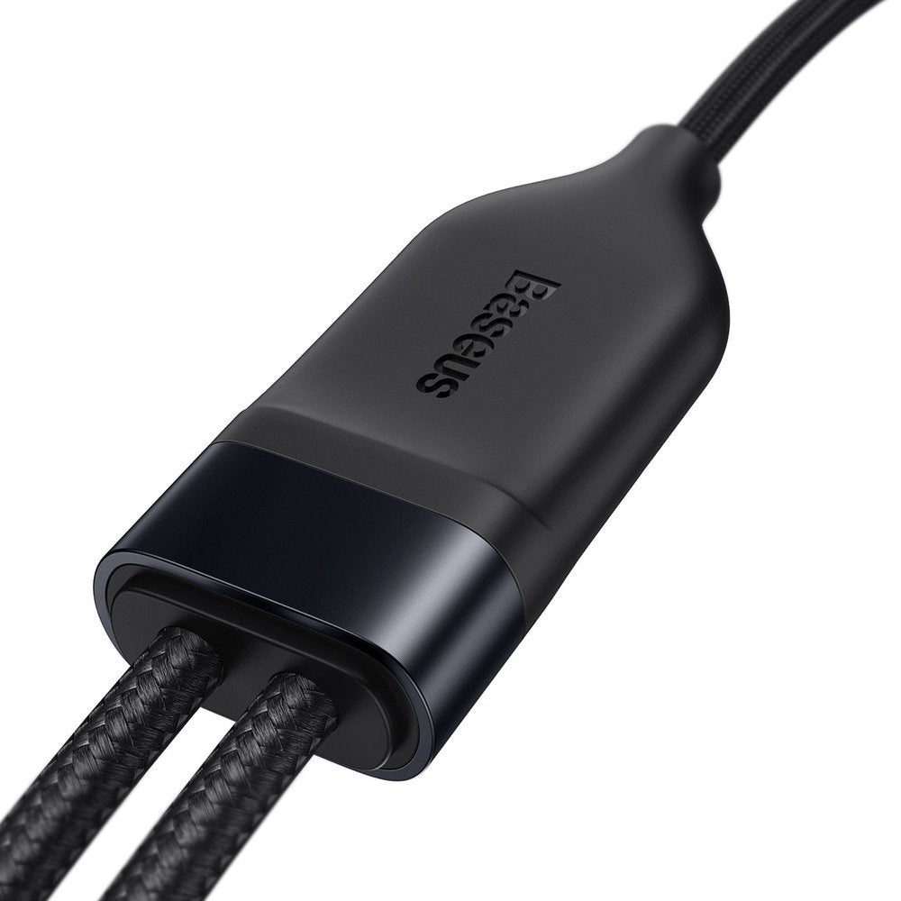 Кабел за данни и зареждане USB-C - Lightning / USB-C Baseus Flash Series 2in1, 100W, 1.2m, Черен CA1T2-F01