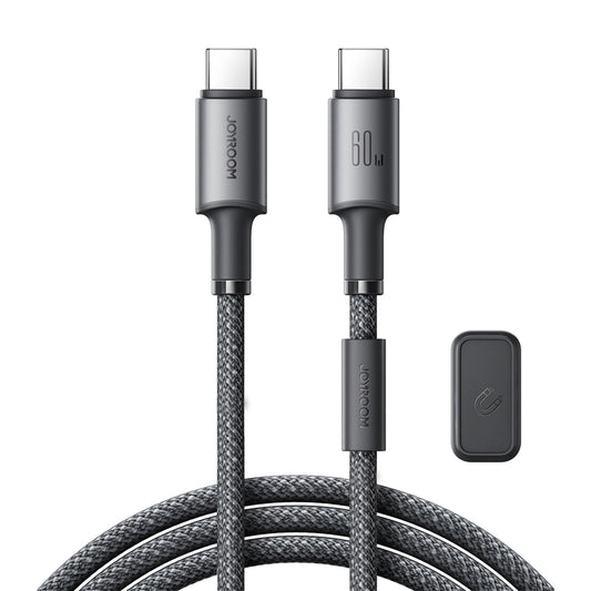 Кабел за данни и зареждане USB-C - USB-C Joyroom S-A50, 60W, 1.2m, Сив