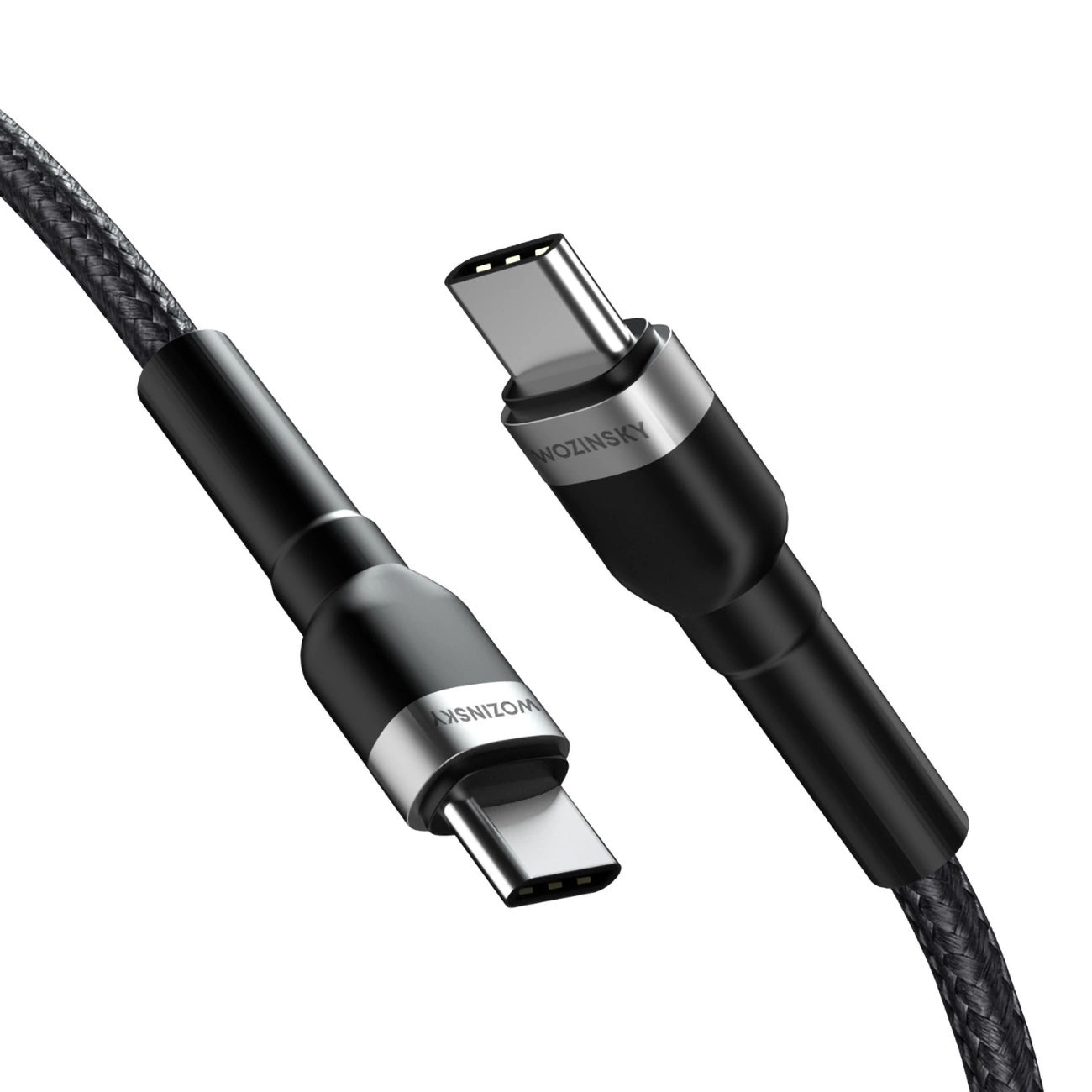 Кабел за данни и зареждане USB-C - USB-C WZK WNBCC2, 65W, 2m, Черен