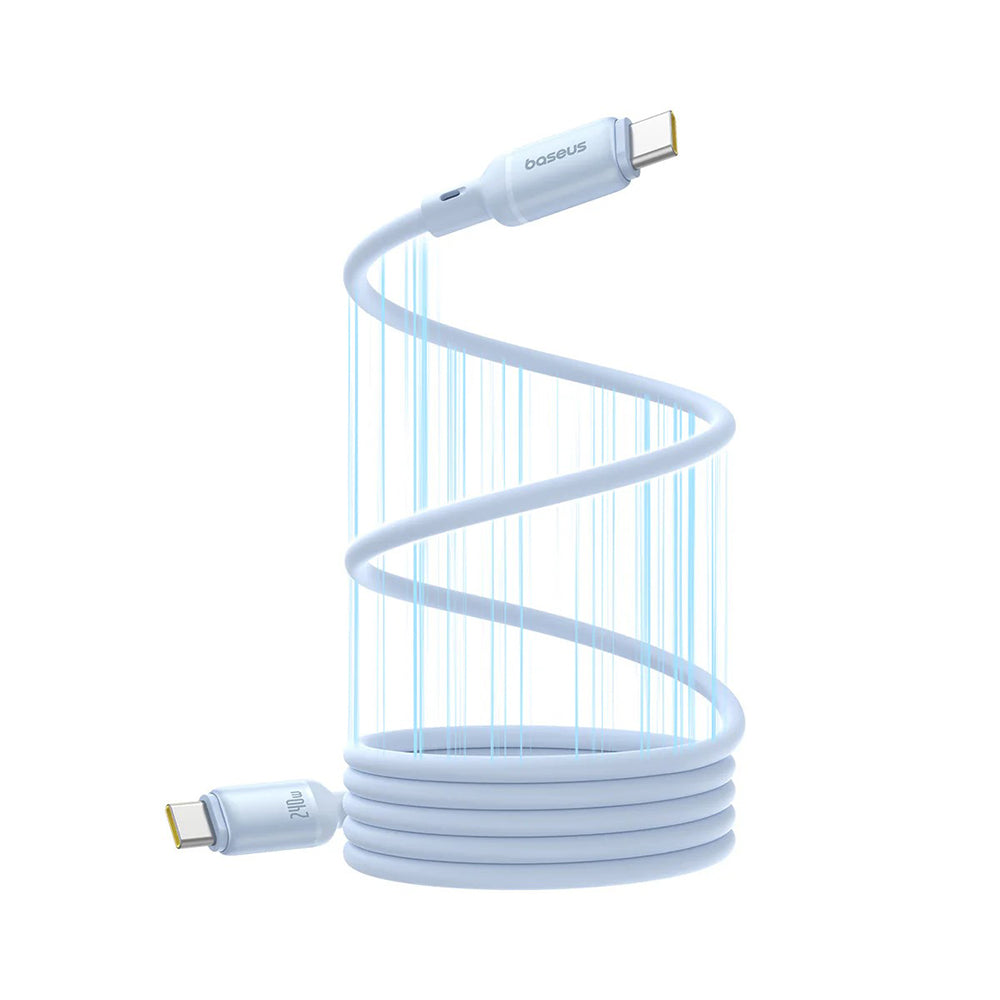 Кабел за данни и зареждане USB-C - USB-C Baseus PicoGo, 240W, 1m, Син P10376800311-00