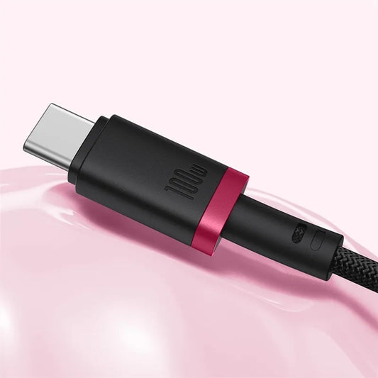 Кабел за данни и зареждане USB-C - USB-C Baseus Dura Series, 240W, 1m, Червен P10377803U03-01