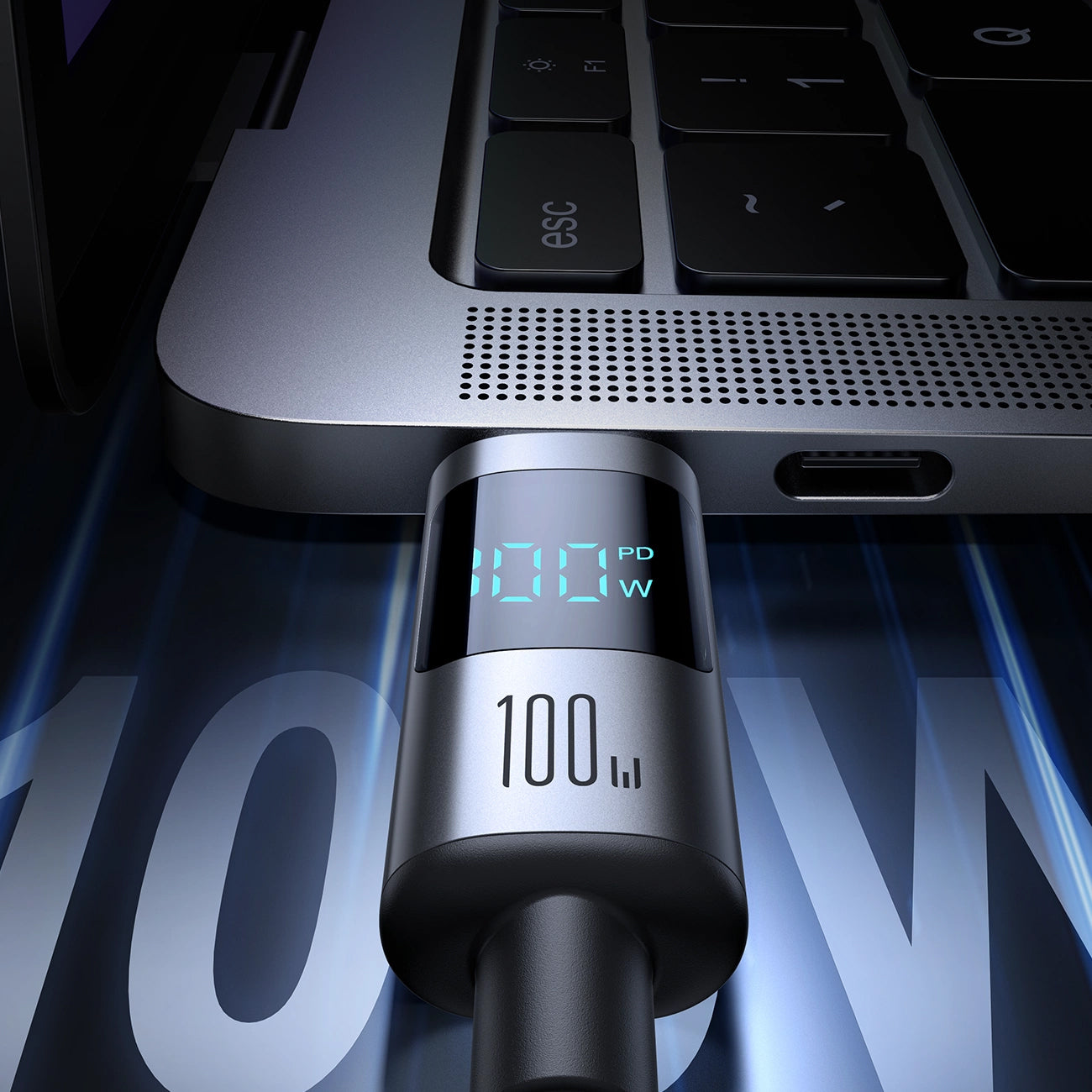 Кабел за данни и зареждане USB-C - USB-C Joyroom S-A16 Pro Prism Display, 100W, 1.2m, Черен