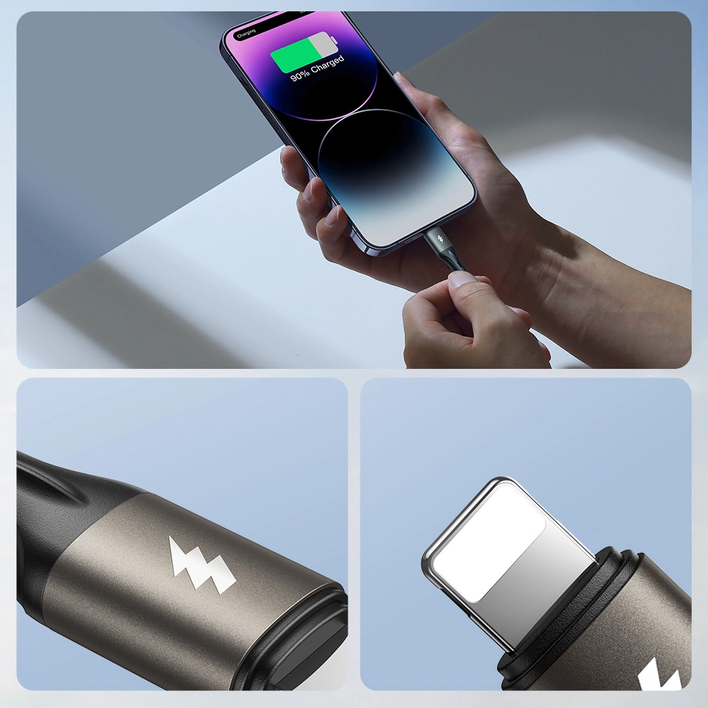 USB-A to USB-C Data and Charging Cable Joyroom S-A25 Light-Speed, 100W, 1.2m, Black