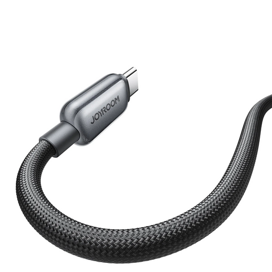 Кабел за данни и зареждане USB-A - USB-C Joyroom S-A55 StarFlight Display, 66W, 1.2m, Черен