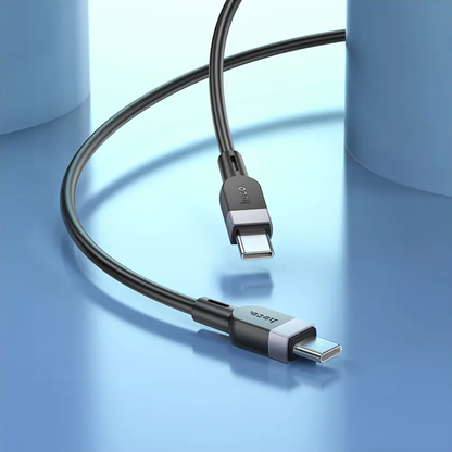 Кабел за данни и зареждане USB-C - USB-C HOCO X109, 60W, 2м, Черен