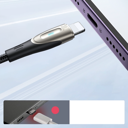 Кабел за данни и зареждане USB-A - Lightning Joyroom SA31-AL3, 18W, 1.2м, Черен