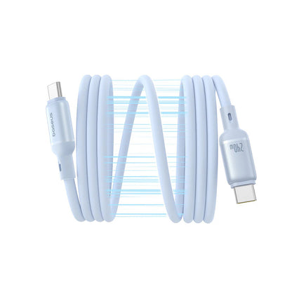 Кабел за данни и зареждане USB-C - USB-C Baseus PicoGo, 240W, 1m, Син P10376800311-00