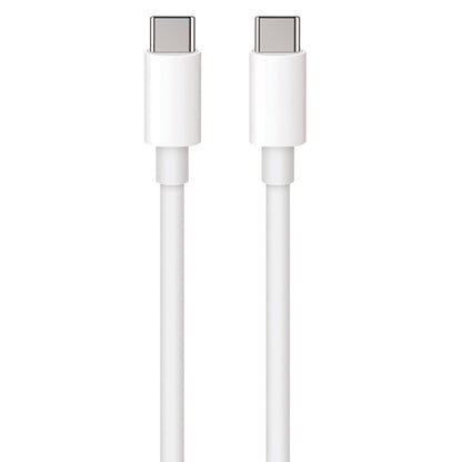 Кабел за данни и зареждане USB-C - USB-C MaXlife MXUC-05, 100W, 1m, Бял