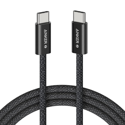 Кабел за данни и зареждане USB-C - USB-C Anker Zolo, 240W, 1.8m, Черен A8060H12
