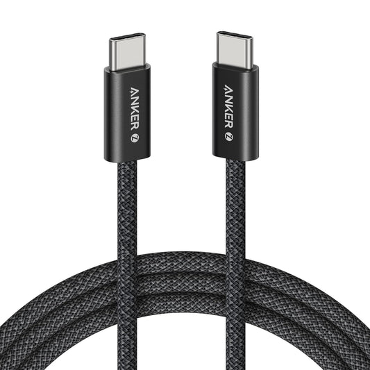 Кабел за данни и зареждане USB-C - USB-C Anker Zolo, 240W, 1.8m, Черен A8060H12