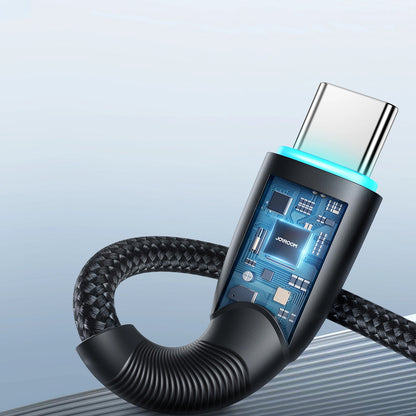 Кабел за данни и зареждане USB-A - USB-C Joyroom S-A32, 100W, 1m, Черен