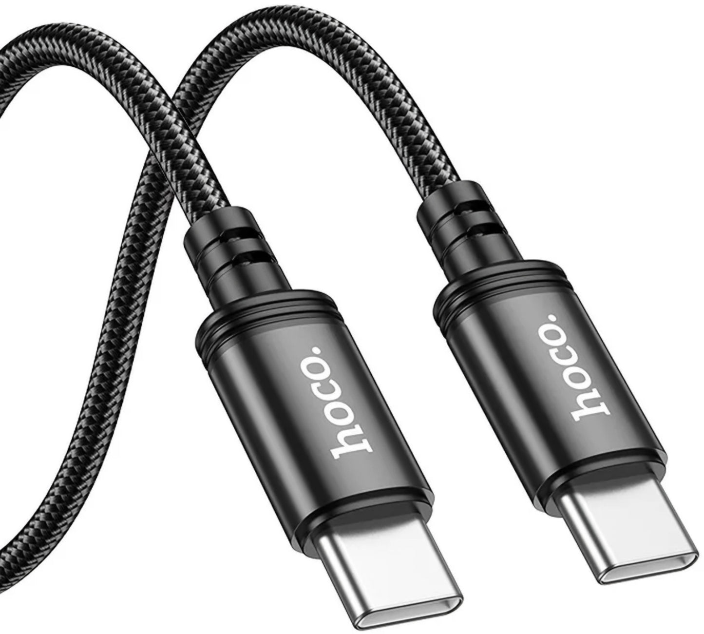 Кабел за данни и зареждане USB-C - USB-C HOCO X91, 60W, 3m, Черен