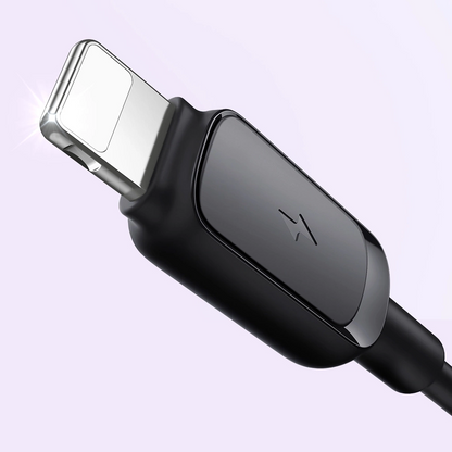 Кабел за данни и зареждане USB-A - Lightning Joyroom S-A14, 18W, 1.2м, Черен