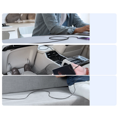 Кабел за данни и зареждане USB-A - Lightning Joyroom SA31-AL3, 18W, 1.2м, Черен