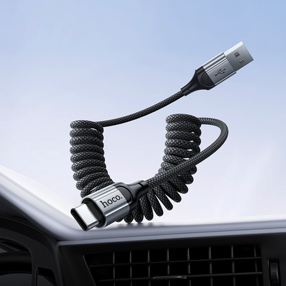 Кабел за данни и зареждане USB-A - USB-C HOCO X121, 18W, 1.5m, Черен