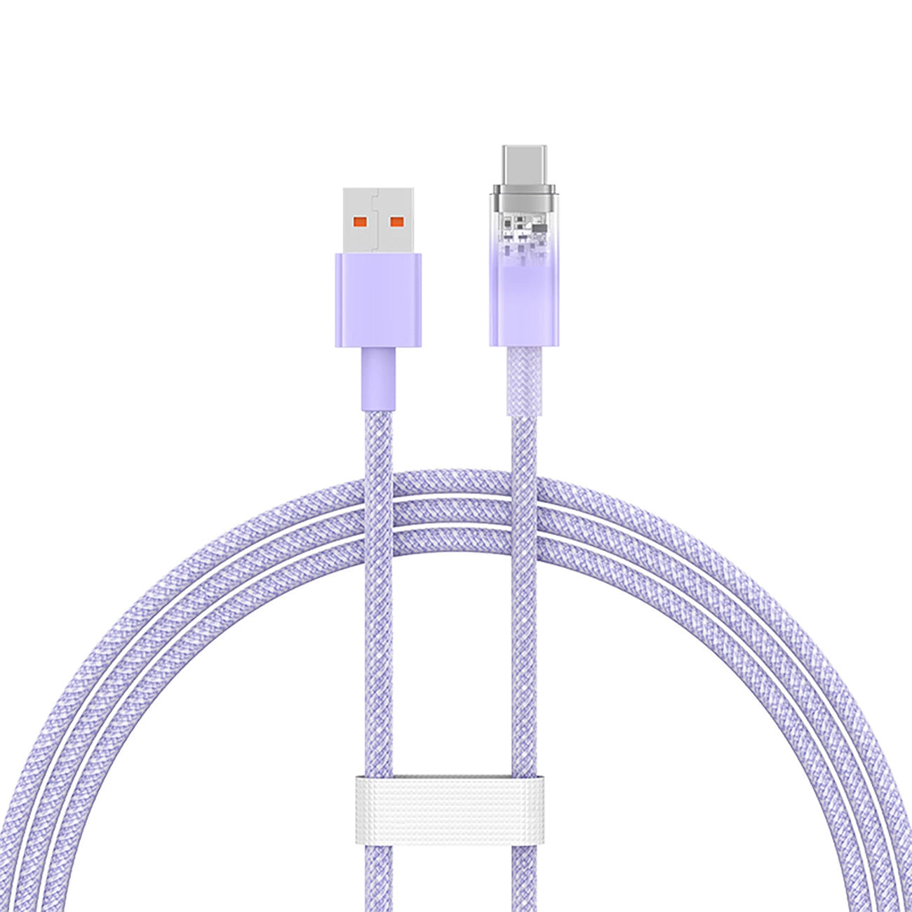 Baseus Explorer USB-A to USB-C Data and Charging Cable, 100W, 1m, Purple CATS010405