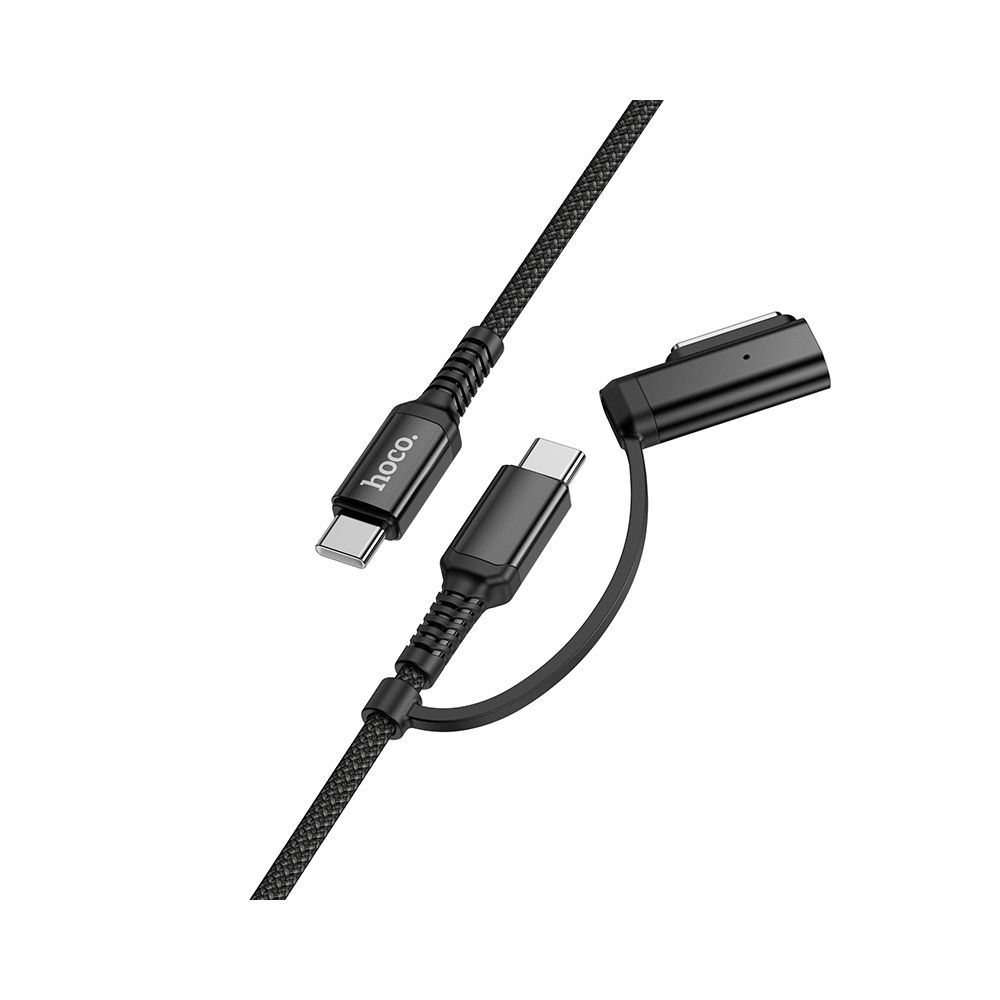 Кабел за зареждане HOCO U142, USB-C - USB-C / MagSafe 3, 240W, 1.8m, Черен