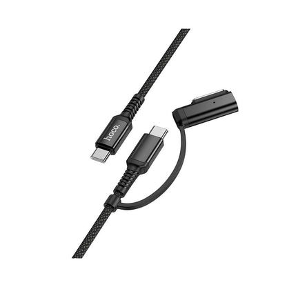 Кабел за зареждане HOCO U142, USB-C - USB-C / MagSafe 3, 240W, 1.8m, Черен