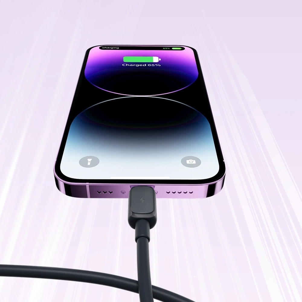 Кабел за данни и зареждане USB-A - Lightning Joyroom S-A14, 18W, 1.2м, Черен