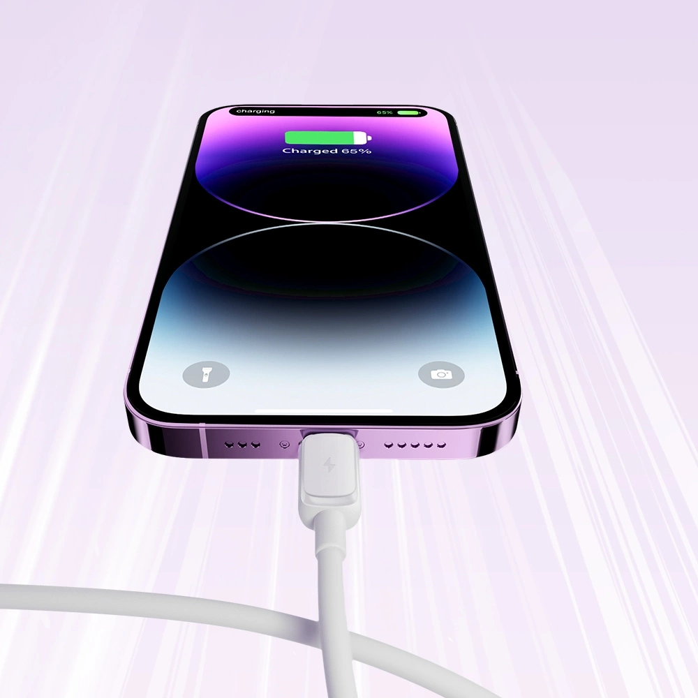 Кабел за данни и зареждане USB-A - Lightning Joyroom S-A14, 18W, 1.2м, бял