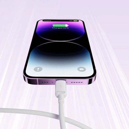 Кабел за данни и зареждане USB-A - Lightning Joyroom S-A14, 18W, 1.2м, бял