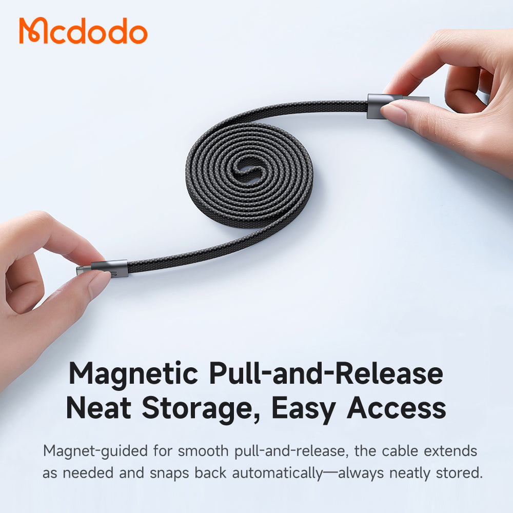 USB-A to Lightning Data and Charging Cable McDodo CA-1160, 18W, 1m, Black