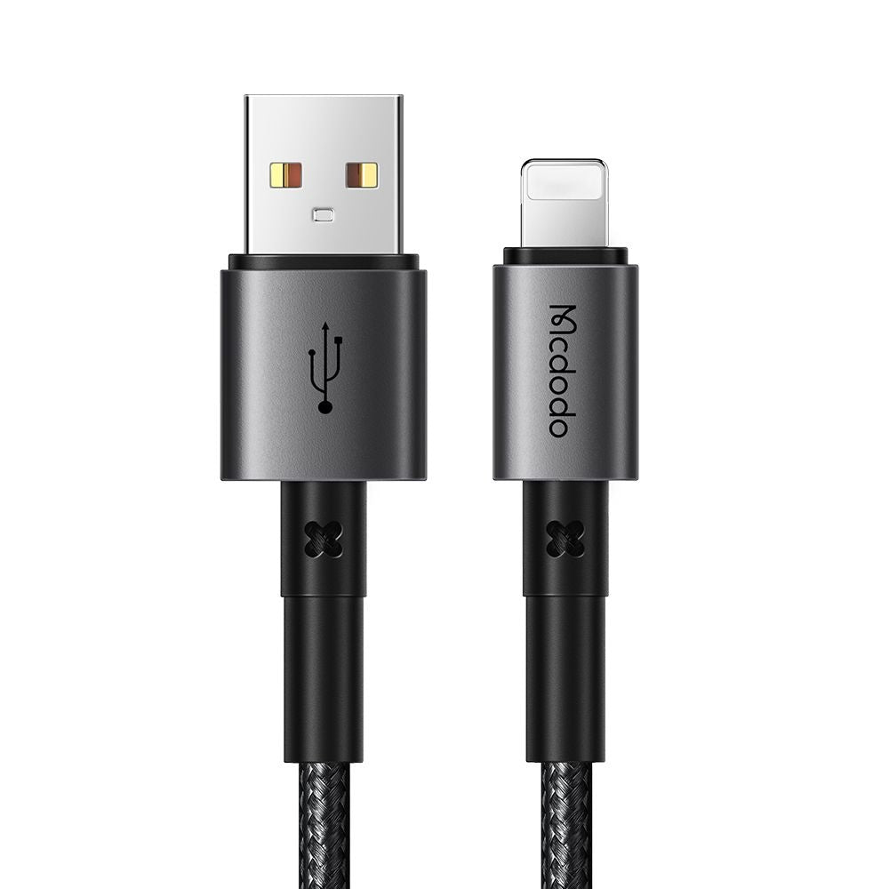 Кабел за данни и зареждане USB-A - Lightning McDodo CA-3580, 18W, 1.2m, Черен